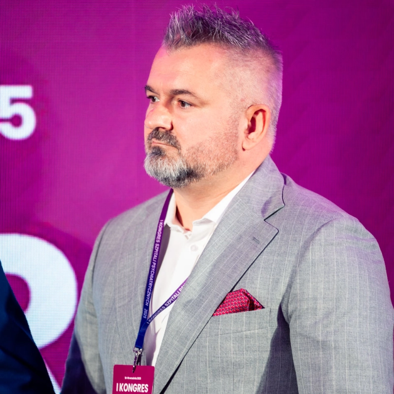 Michał Stelmański Członek Zarządu Związku Pracodawców Opieki Psychiatrycznej i Leczenia Uzależnień foto Kongres Szpitali Psychiatrycznych